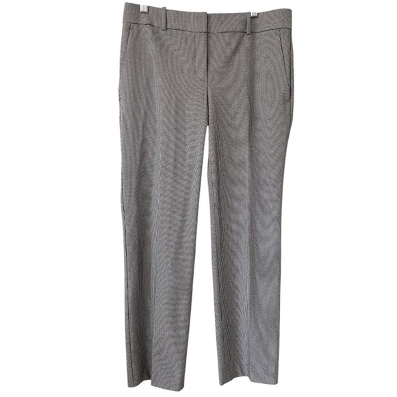 Ann Taylor The Eva Ankle Pant in Jacquard Dress Pants - Picture 1 of 8